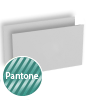 Visitenkarten quer 5/5 farbig 90 x 50 mm mit einseitigem partiellem UV-Lack <br>beidseitig bedruckt (CMYK 4-farbig + 1 Pantone-Sonderfarbe)