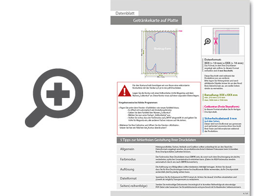 Product Bild getr__nkekarte_auf_platte_in_bierkrug-form_konturgefr__st___einseitig_4_0-farbig_bedruckt