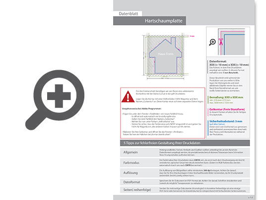 Product Bild hartschaumplatte_in_haus-form_konturgefr__st___einseitig_4_0-farbig_bedruckt