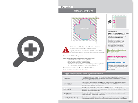 Product Bild hartschaumplatte_in_pflaster-form_konturgefr__st___einseitig_4_0-farbig_bedruckt