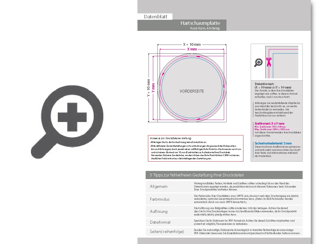 Product Bild hartschaumplatte_rund_(kreisrund_konturgefr__st)___einseitig_4_0-farbig_bedruckt