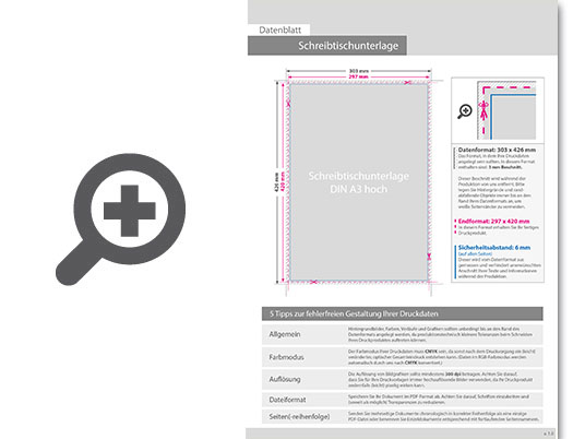 Product Bild schreibtischunterlage_din_a3__50_blatt__4_0_farbig_bedruckt