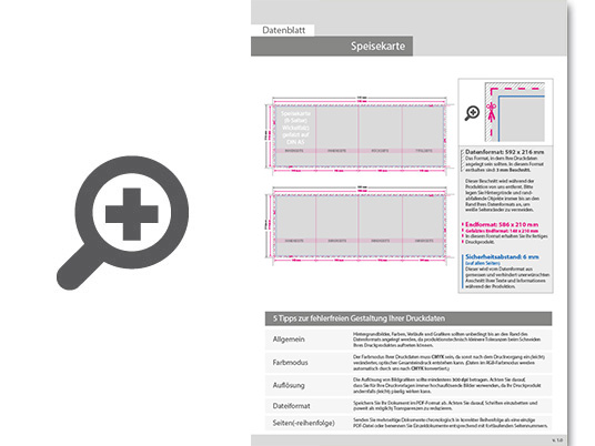 Product Bild speisekarte__gefalzt_auf_din_a5__8-seiter_(wickelfalz)